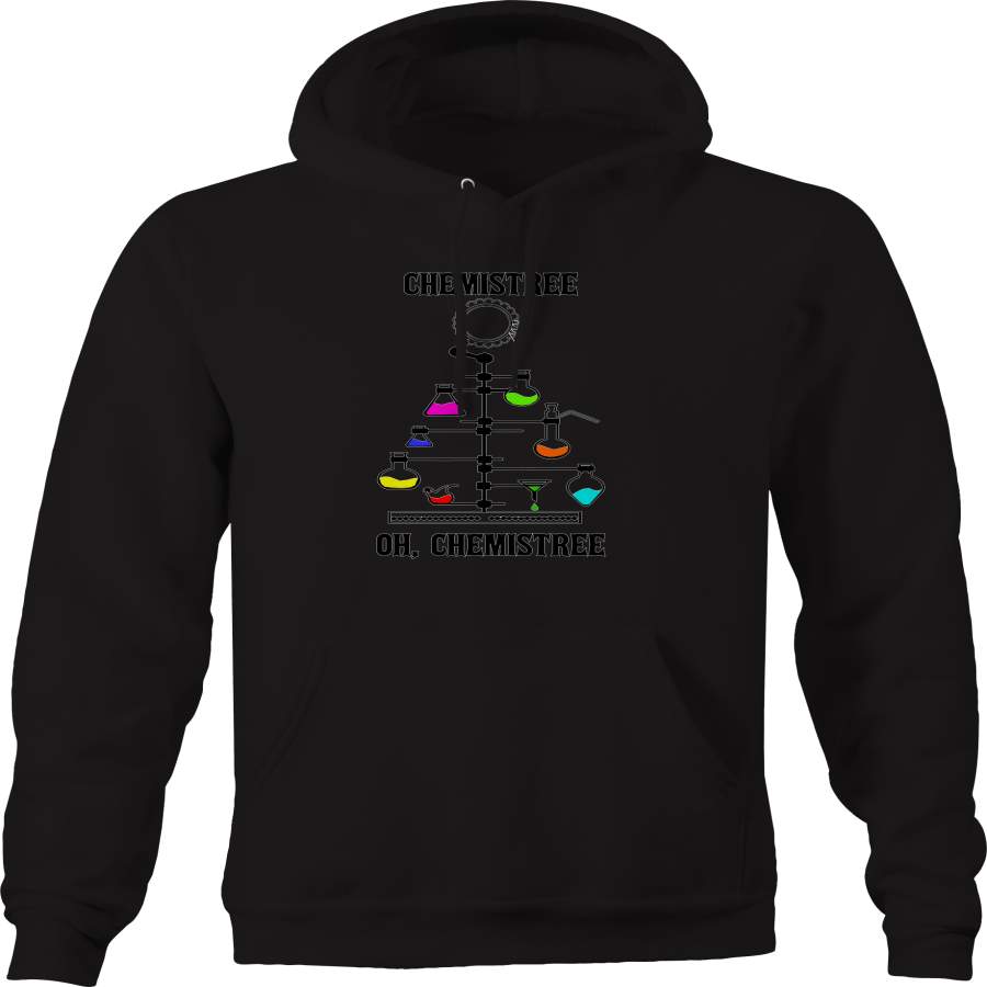 Chemistry Chemistree Christmas Tree Science Hoodie
