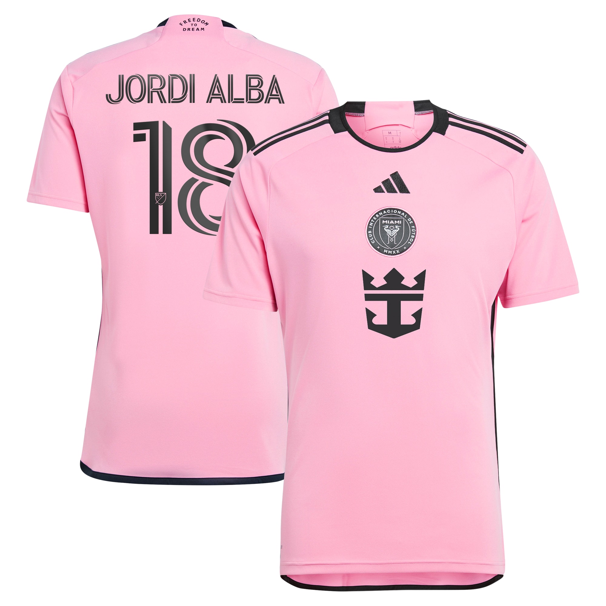 Jordi Alba Ramos Inter Miami CF 2024 2getherness Replica Player Jersey – Pink