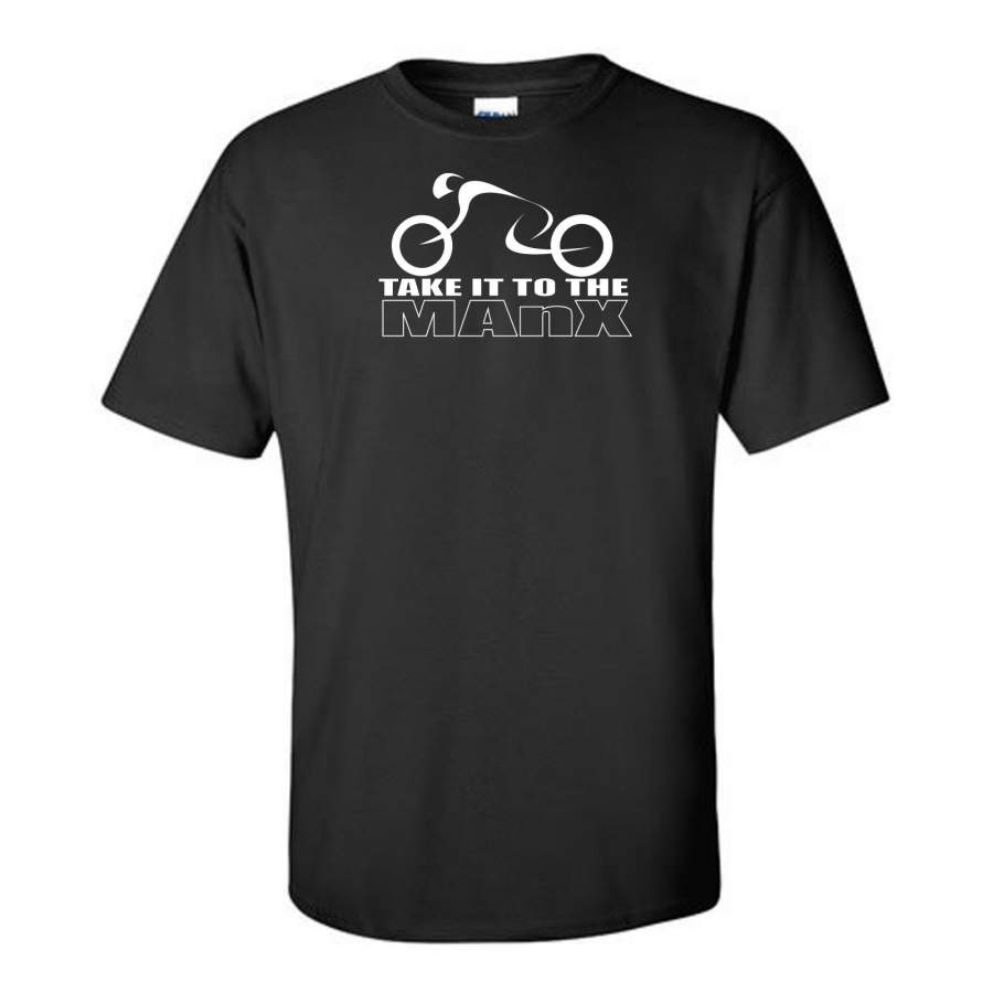 Take It To The Manx-Superbike-Tt-Manx-Biker-Motorcycle Black T-Shirt