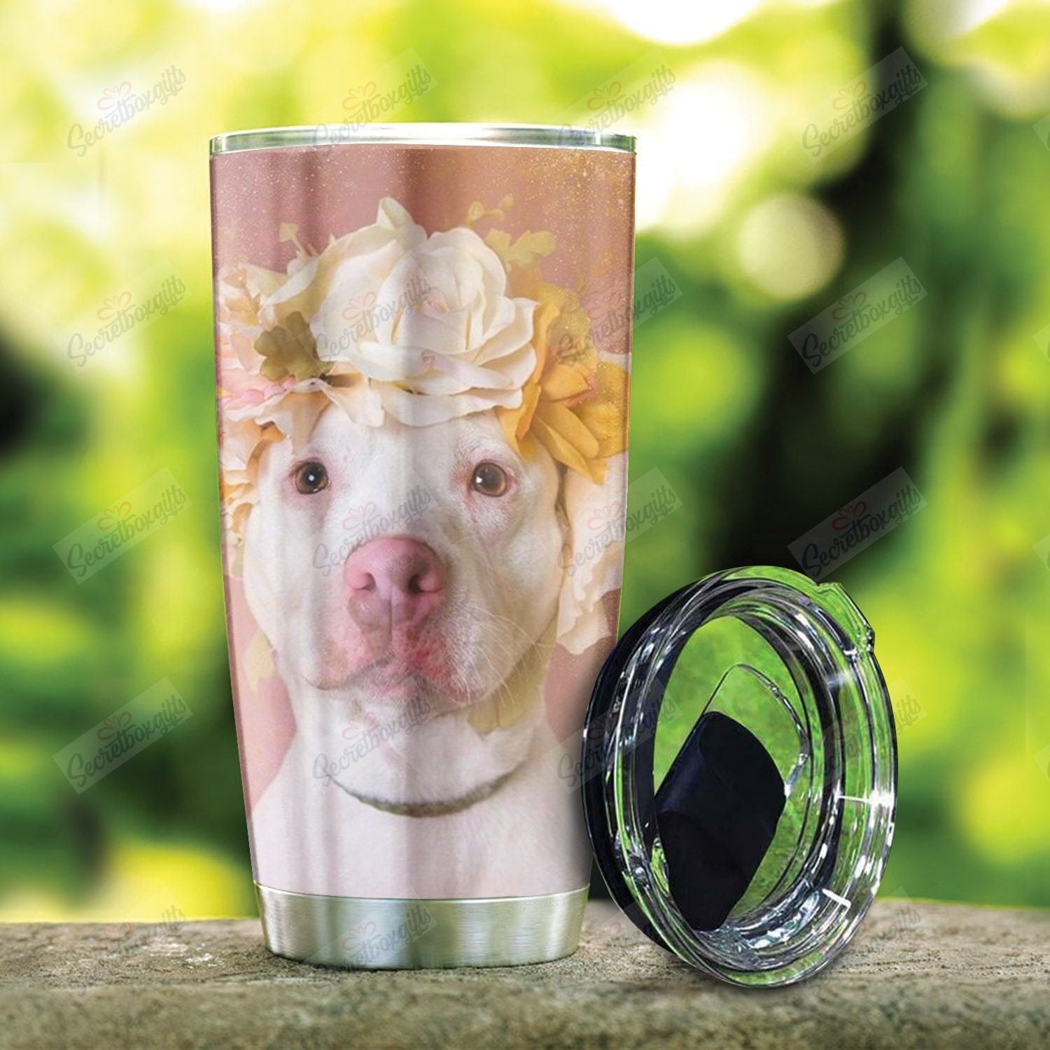 Pitbull Flower Nt0301024T Tumblers