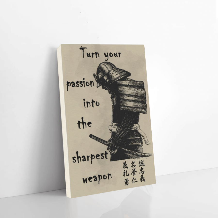 samurai canvas turn your passion into the sharpest weapon