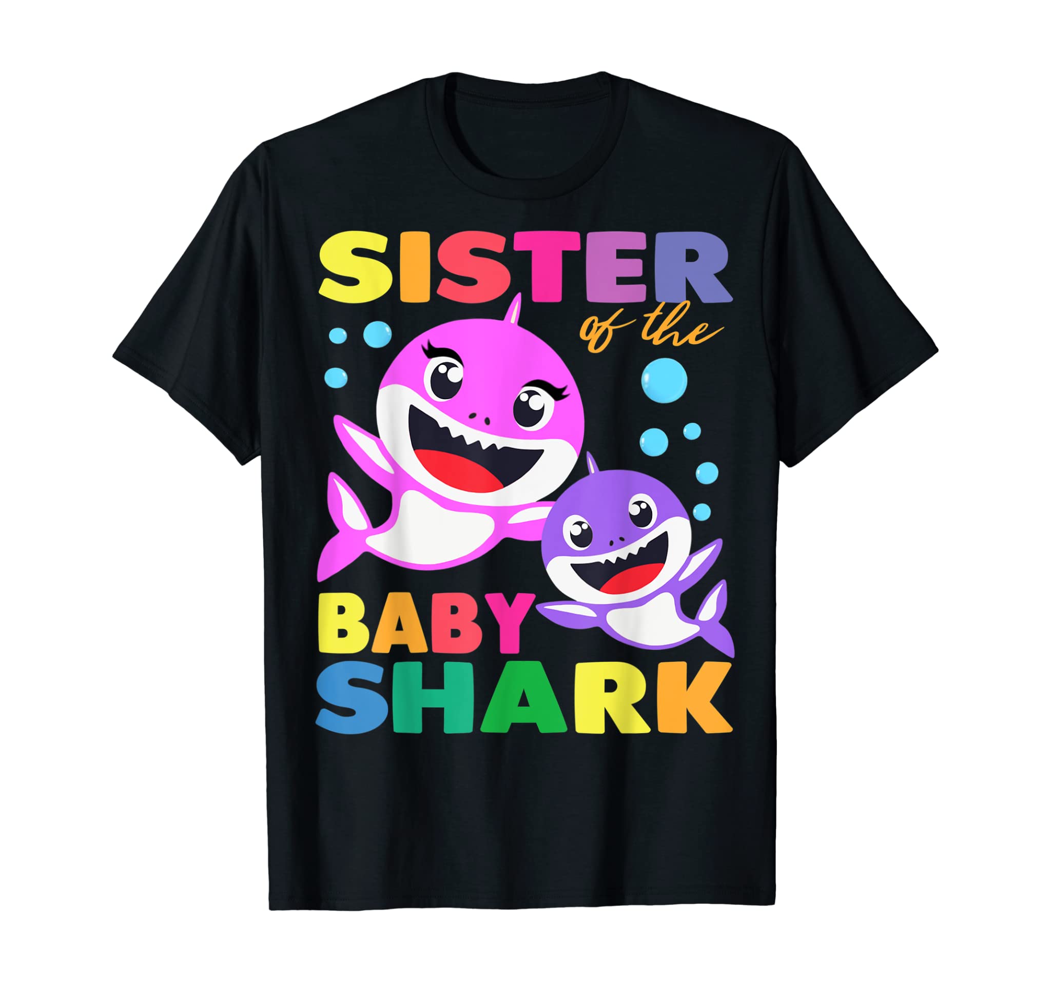 Sister Of The Baby Shark Birthday Sister Shark Shirt