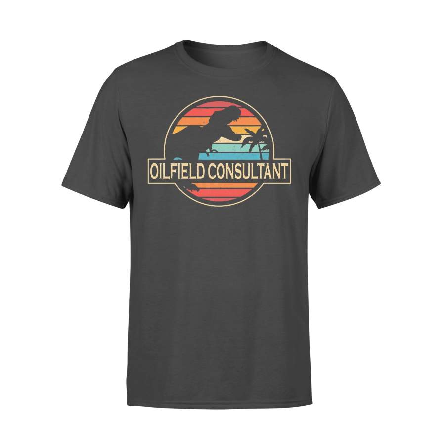 Oilfield Consultant Dinosaur Vintage T-shirt