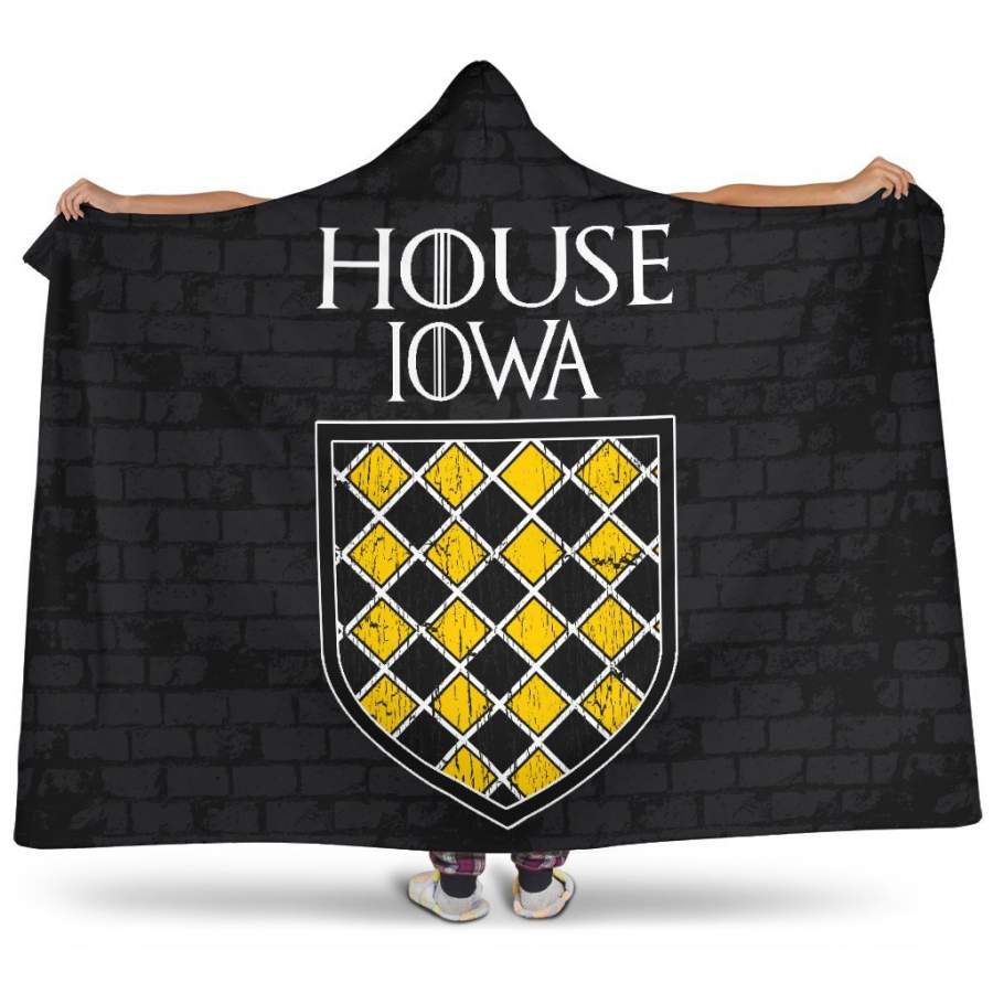 Iowa Hawkeyes Fans Unofficial House Iowa Hoodie Blanket Snuggie