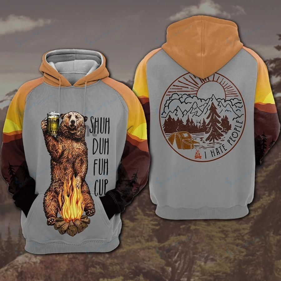 Bear Camping Hoodie 063