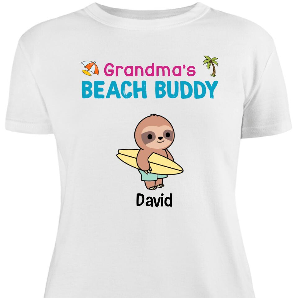 Personalized Mom Grandma Women Shirt, Summer Beaach Gift – Trending Personalized