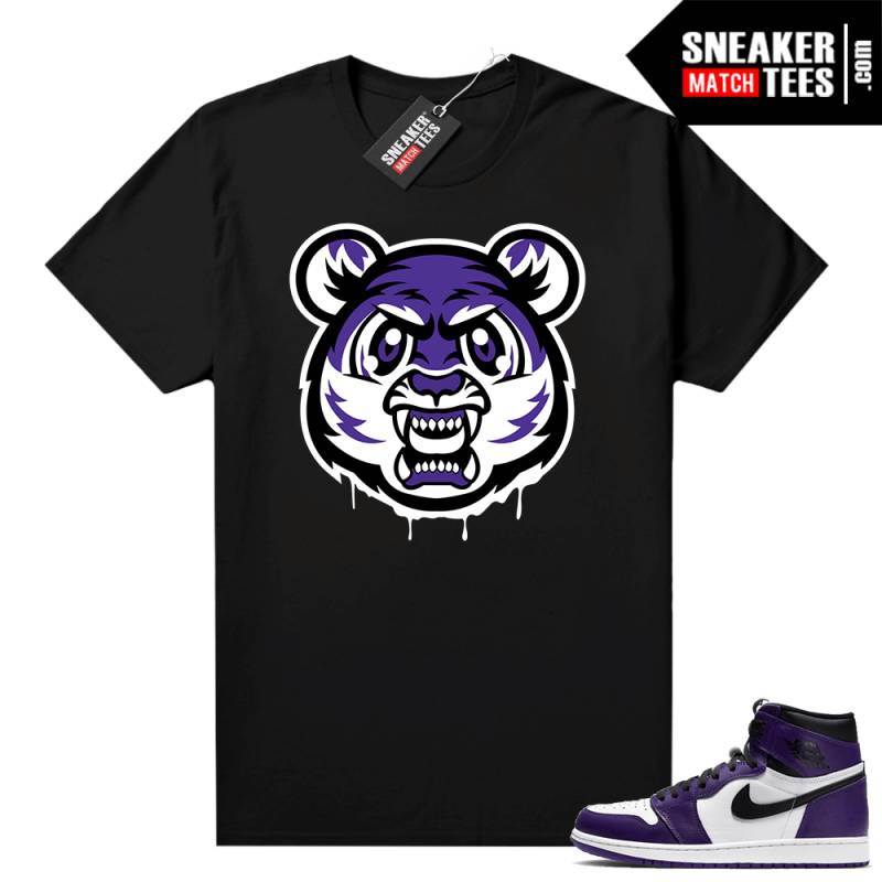 Court Purple 1s Jordan Graphic tees Tiger Gang | Graphic Tees