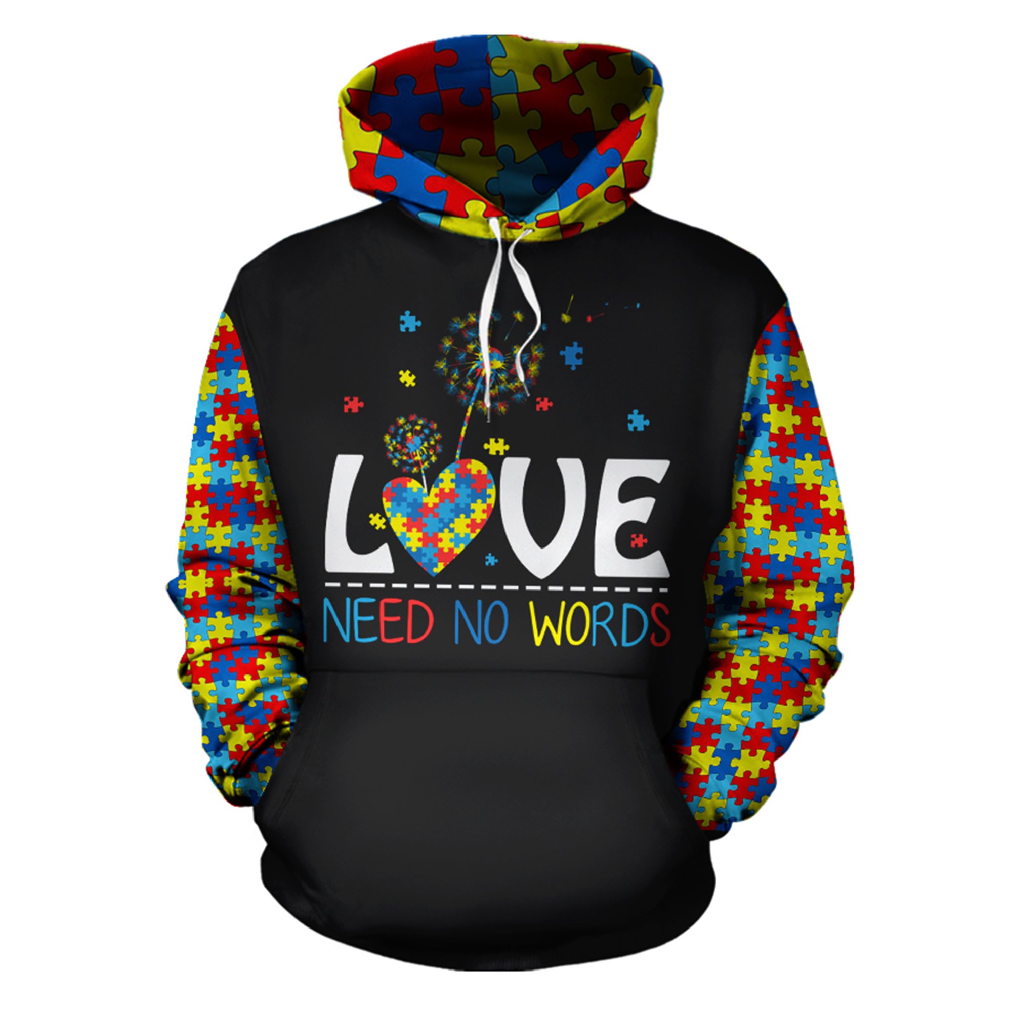 ‘Love Need No Words’ 03 Hoodie