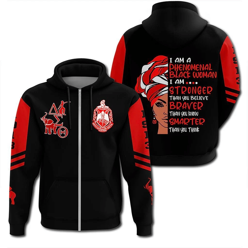 Getteestore Hoodie – Delta Sigma Theta Phenomenal Zip Hoodie A31