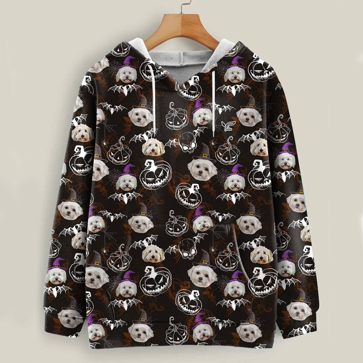 Absolutely Gourdgeous – Coton De Tulear Halloween Hoodie