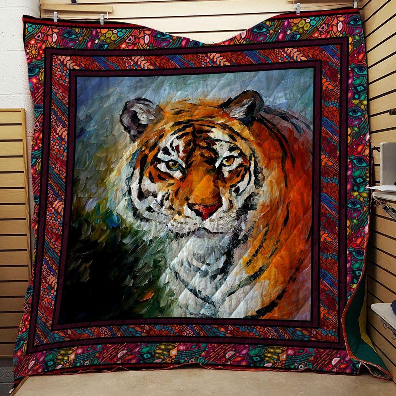 Tiger Quilt Design By Exrain