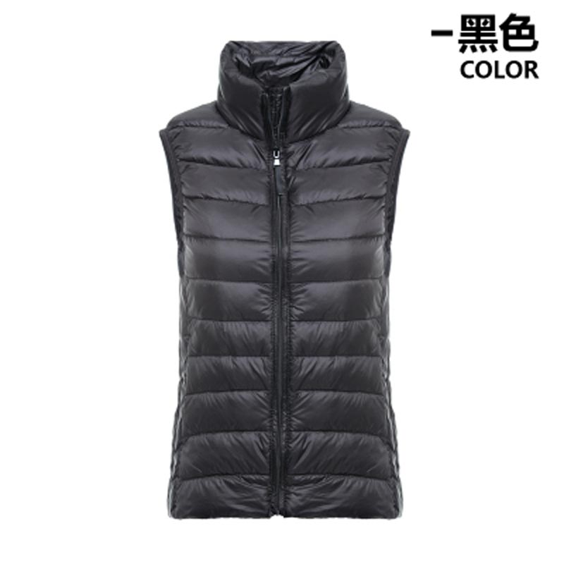 90% white duck down women vest winter Ultra Light Duck Down Vest sleeveless Jacket waistcoat autumn red black white blue vest alx