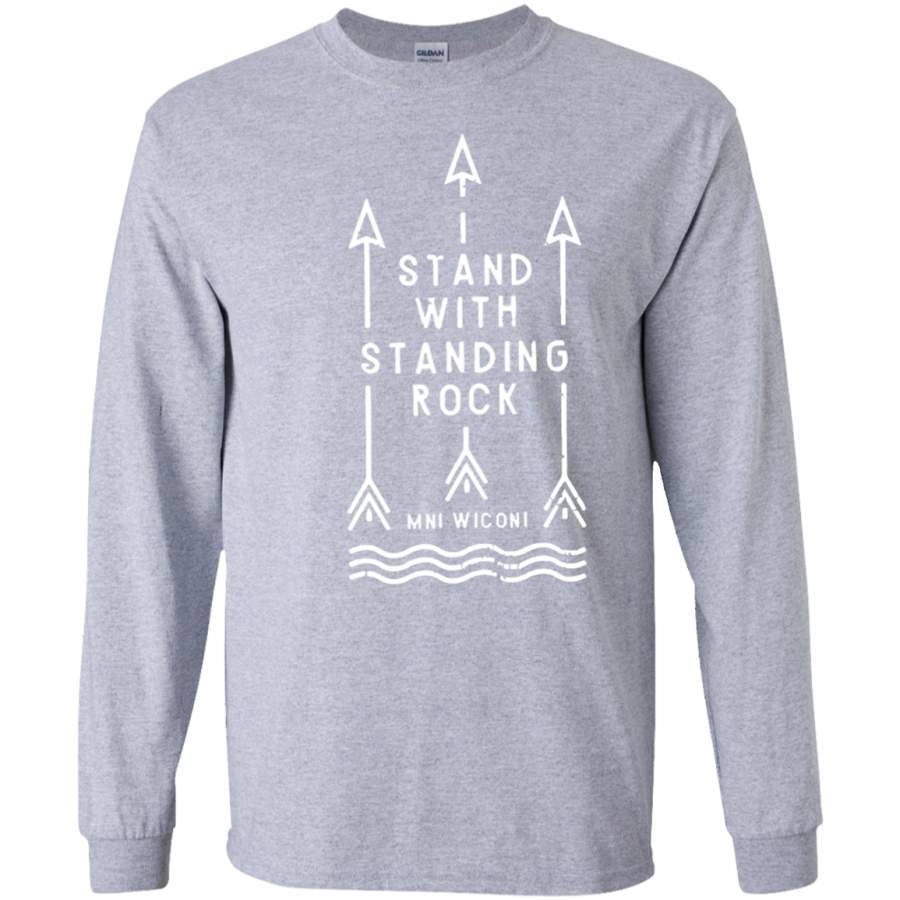 AGR Stand With Standing Rock Water Is Life MNI WICONI SWEATSHIRT