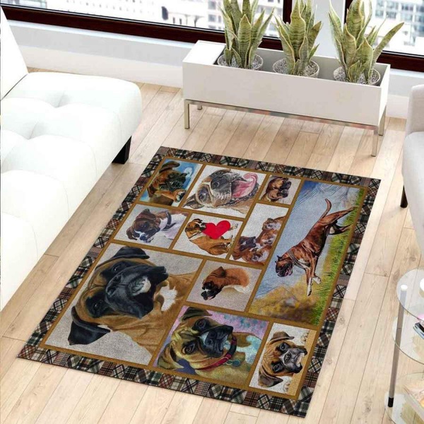 Boxer Heart Rug DHC26116009TD