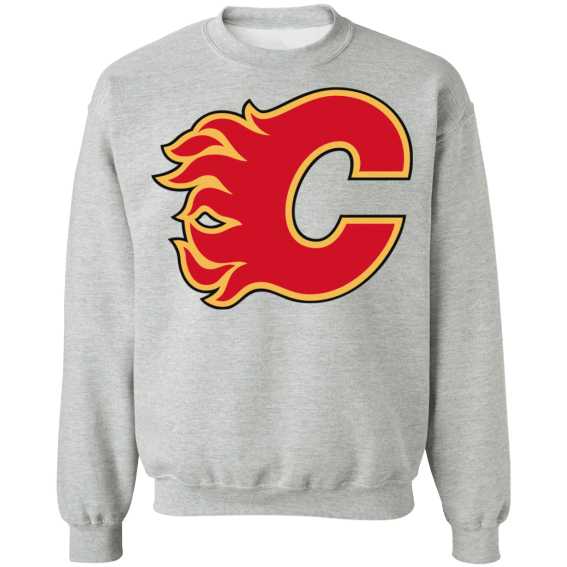 Calgary Flames Logo Crewneck Sweatshirt