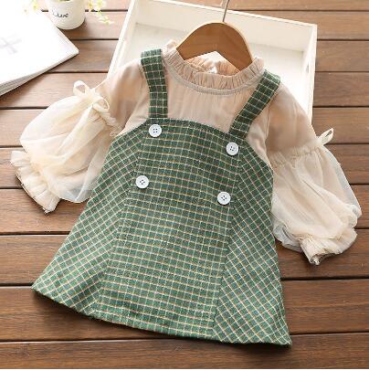 Baby Girls winter Princess Patchwork Dress 2021 New Fashion Party Costumes Kids Bowtie Casual Outfits Baby Lovely Suits for 2 7Y alx