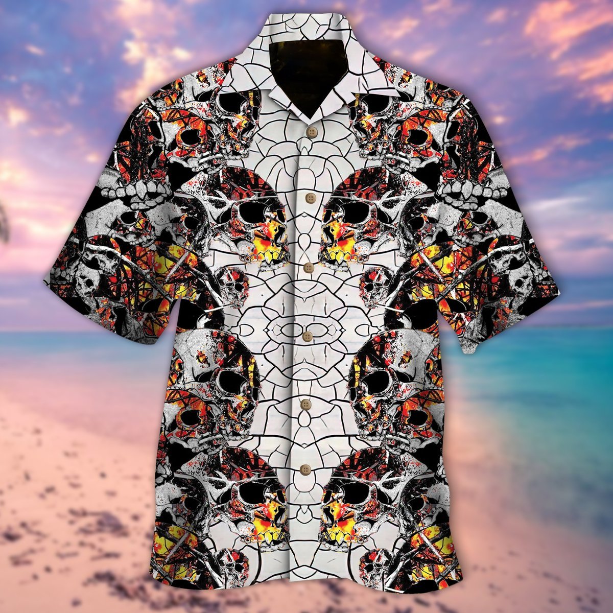 Halloween Skull Hawaii Shirt For Men Women Adult Ha69429