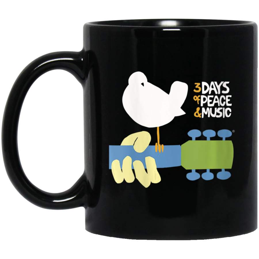 W Woodstock 3 Days of Peace Music – Not Fade Away Woodstock 11oz 15oz Black Mug Happy Easter Day Funny Colors Eggs Bunny Ears Peeps Cute