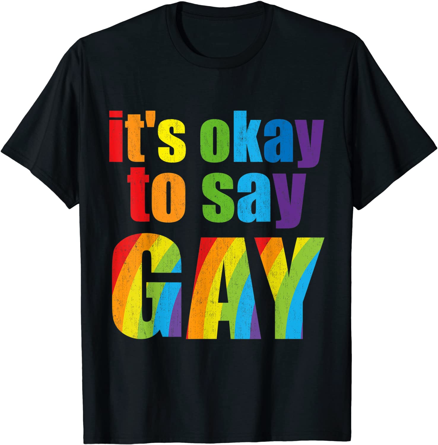 Florida Gay It’S Okay To Say Gay Stay Proud Lgbtq Gay Rights T-Shirt