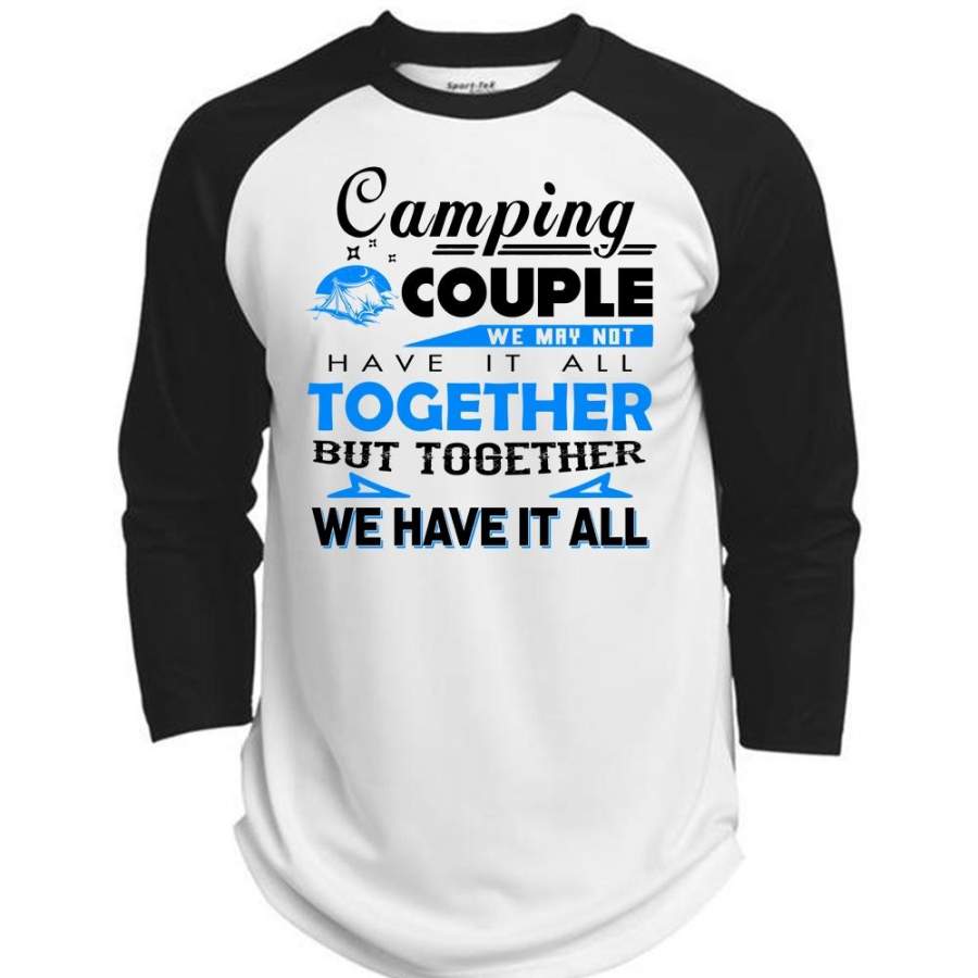 Camping Couple T Shirt, We May Not Have It All Together T Shirt, Outdoor Activity T Shirt  (Polyester Game Baseball Jersey)