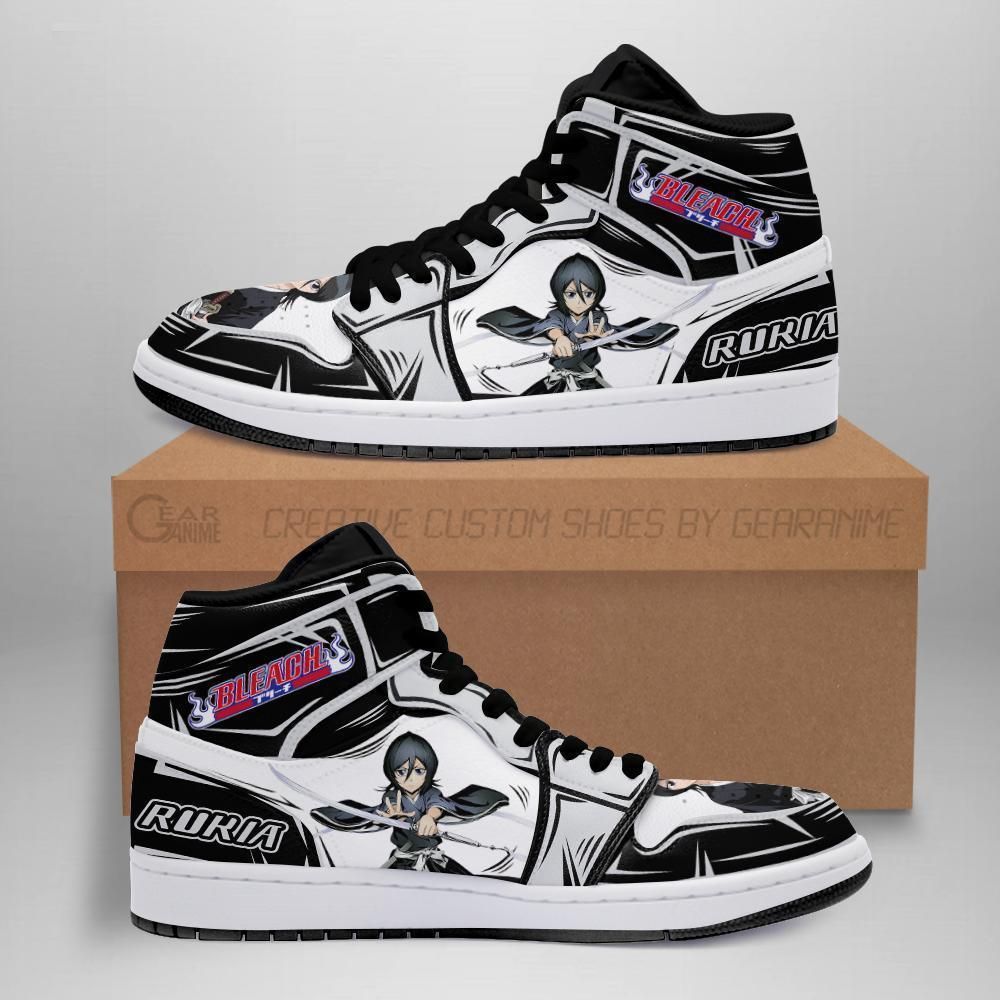 Bleach Rukia Bleach Anime Fan Gift Idea Mn05 Air Jordan Shoes Sport Sneakers