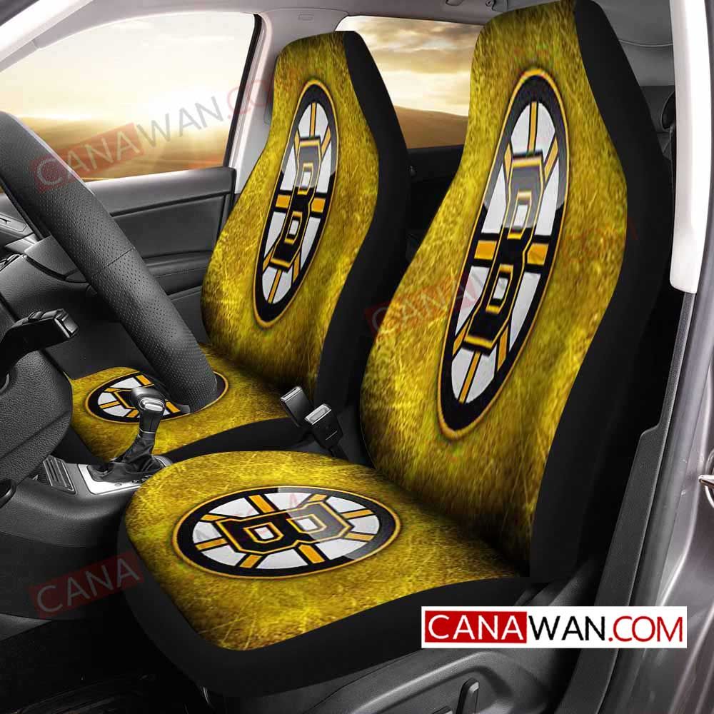 Boston Bruins Style327 3D Customized Personalized Car Seat Cover