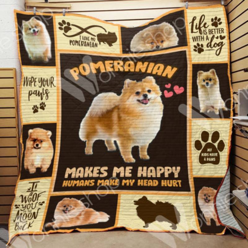 Pomeranian Dog Blanket OCT3101 67O31