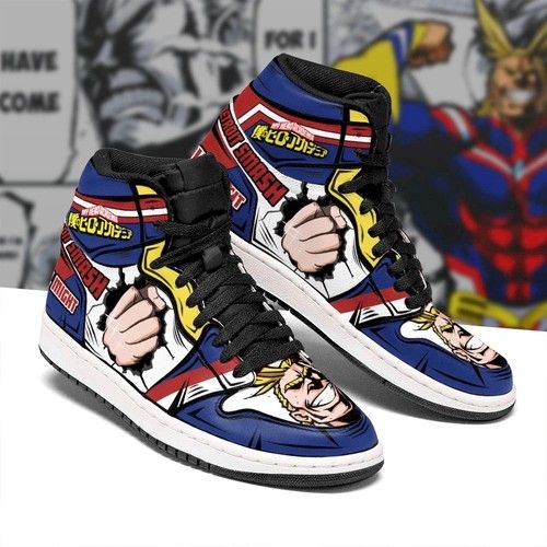 All Might My Hero Academia Jd Sneakers High-Top Custom Jordan Shoes Jordan Sneaker