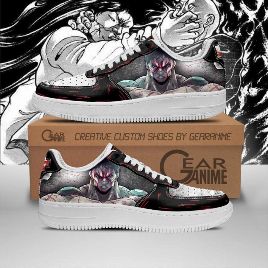 Kaoru Hanayama Air Force Sneakers Baki Custom Anime Shoes PT10