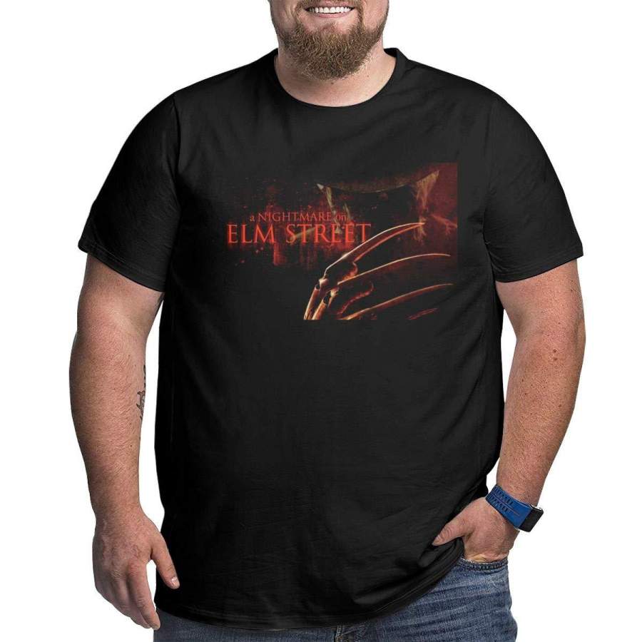 A Nightmare On Elm Street Men’s Big Size Men’s T-Shirt Stylish Short Sleeve Tshirts