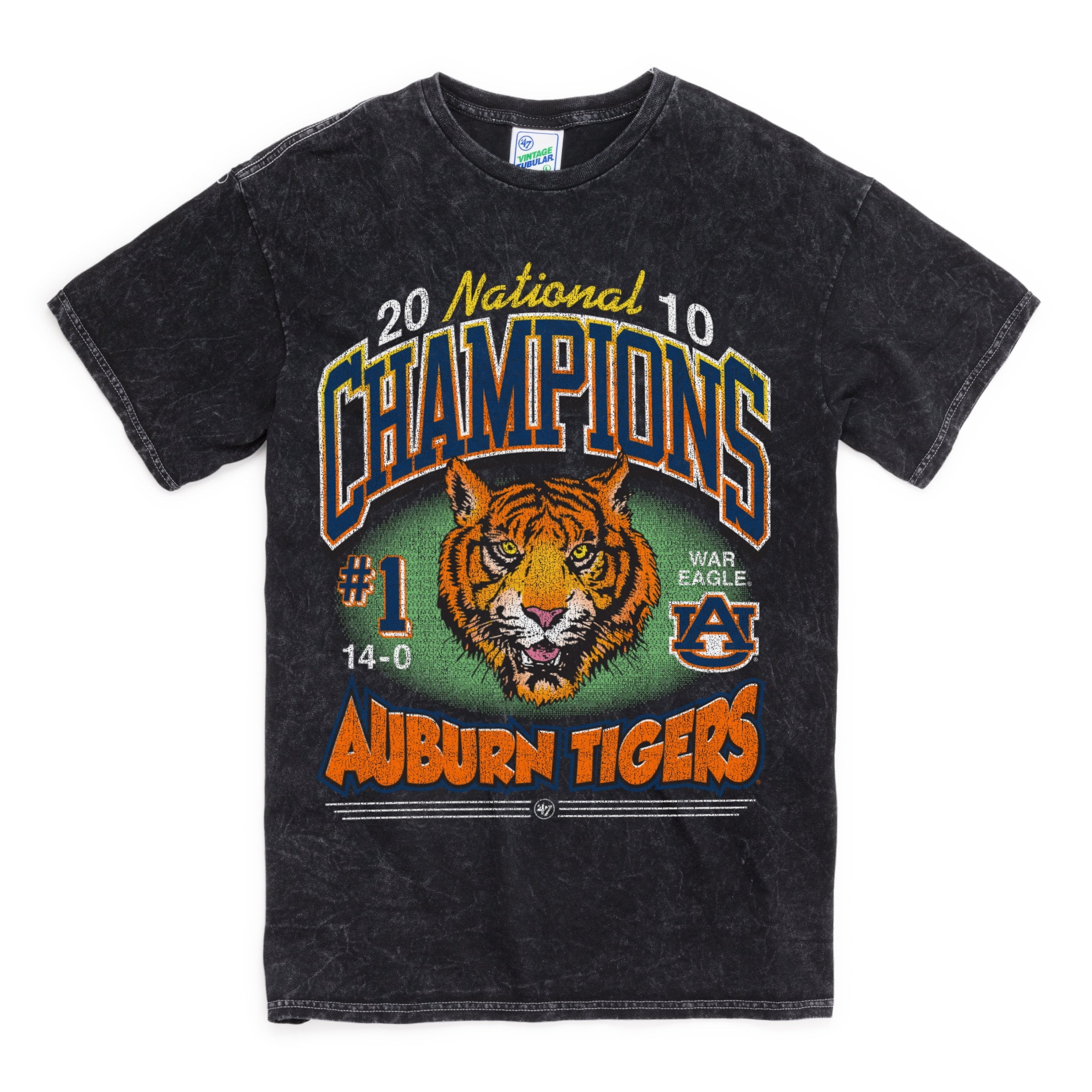 AUBURN TIGERS H-CHAMPS ROCKER ’47 VINTAGE TUBULAR TEE