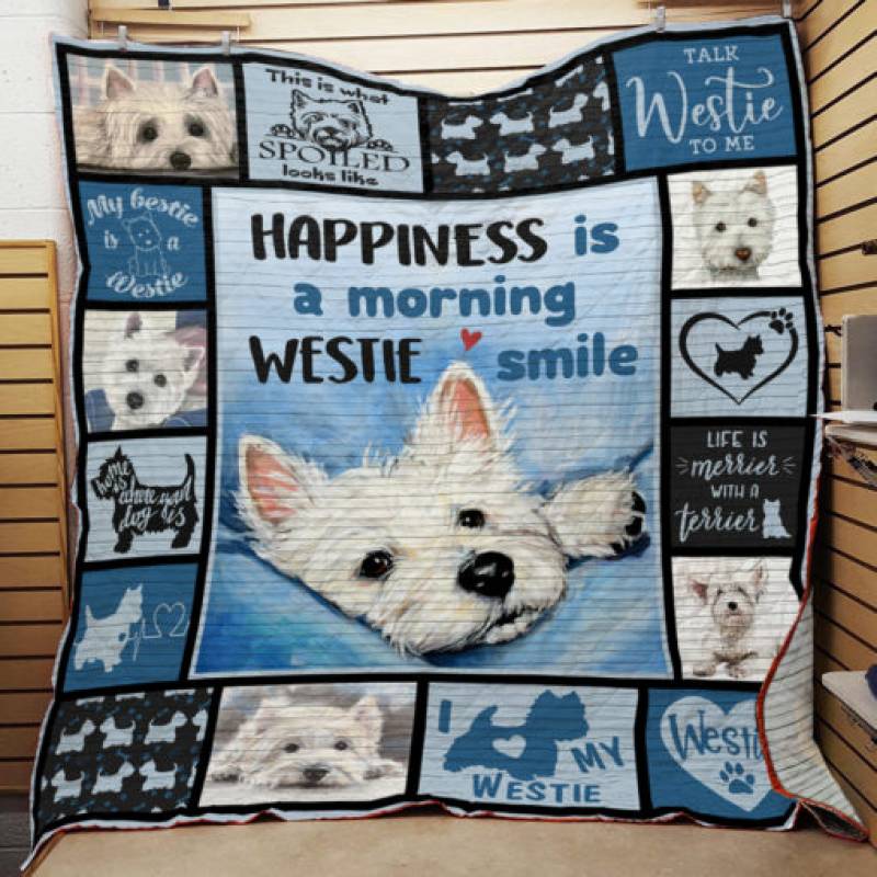 Westie Dog Blanket DCB2301 85O36