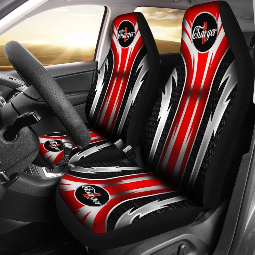 Dodge Charger Seat Covers Red