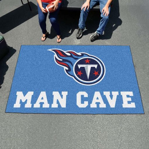 Tennessee Titans Man Cave Ultimat Logo Custom Area Rug Carpet Full Sizes Home Living Rugs Carpet Decor