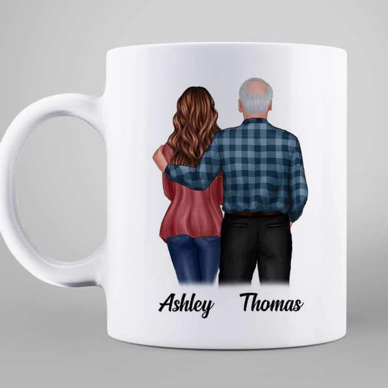 My Dad My Hero My Friend From Daughter Son Personalized Mug