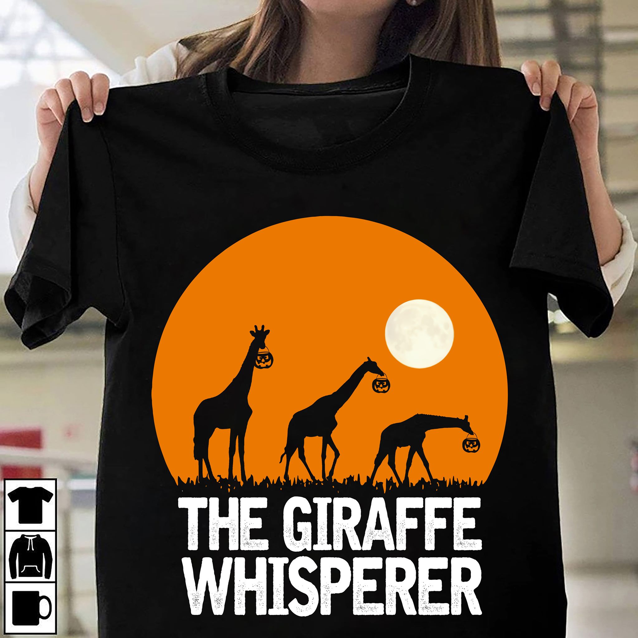 The giaffe whisperer, halloween – Standard T-shirt, gift for you, gift for her, gift for him, gift for animal lover, gift for giraffe lover