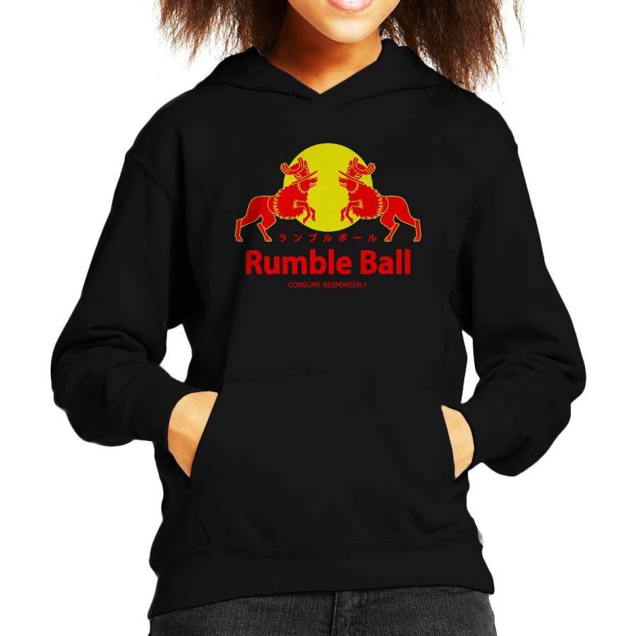 Rumble Ball One Piece Kid’s Hooded Sweatshirt