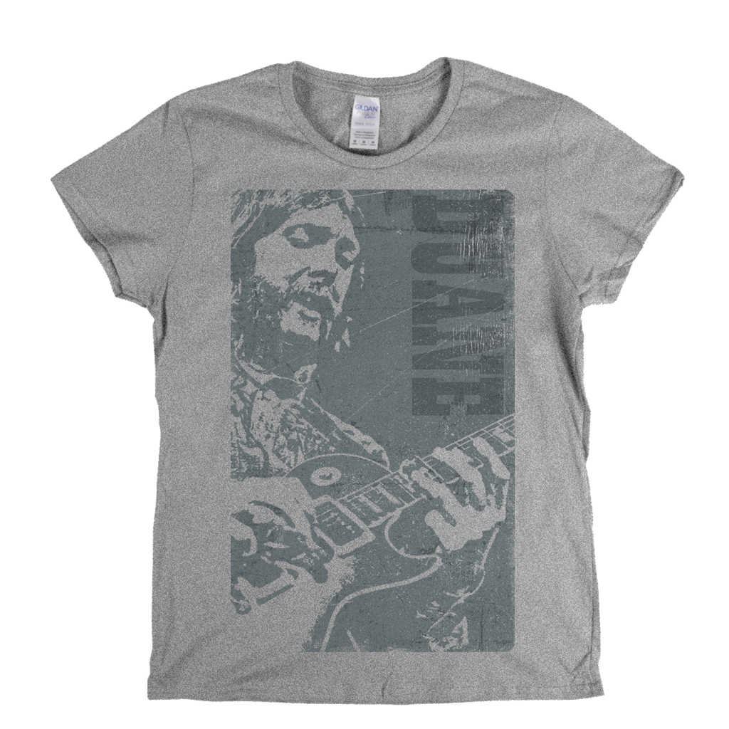 Duane Close Up Womens T-Shirt