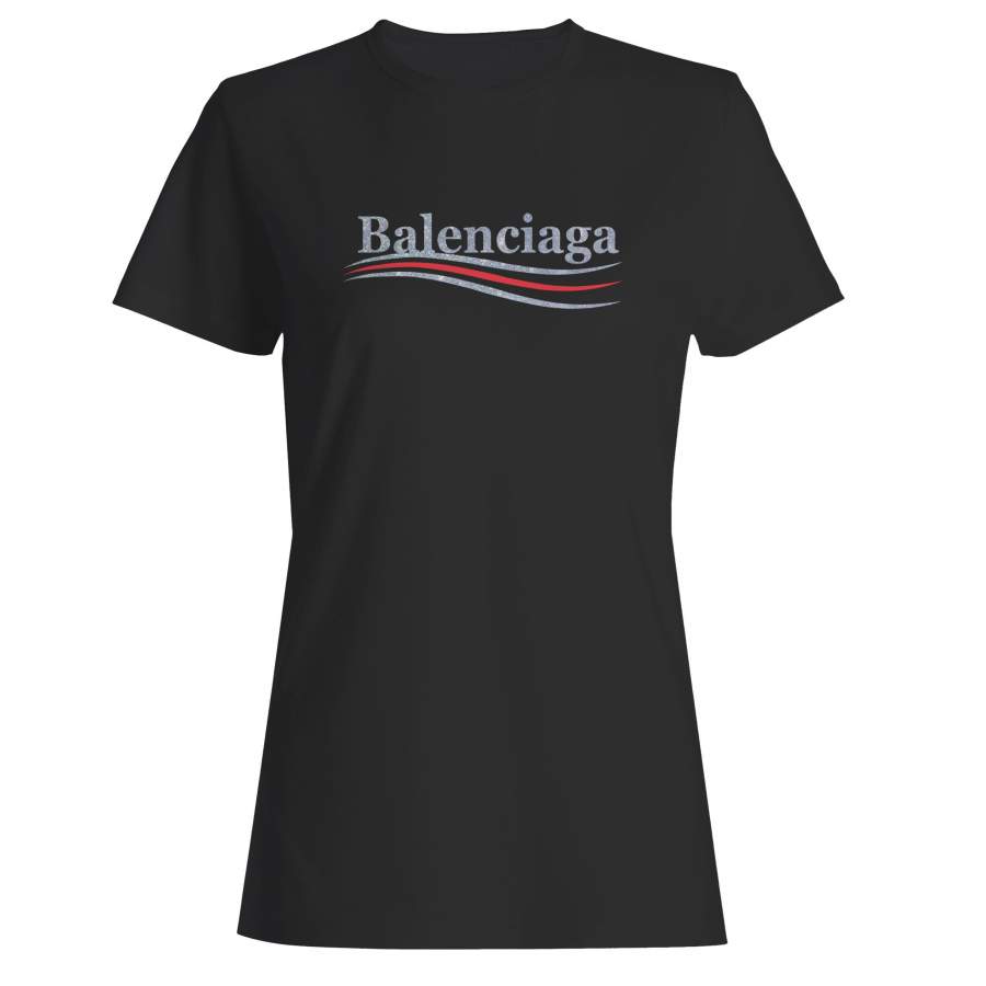 Balenciaga Bling Bling Stripes Woman’s T-Shirt