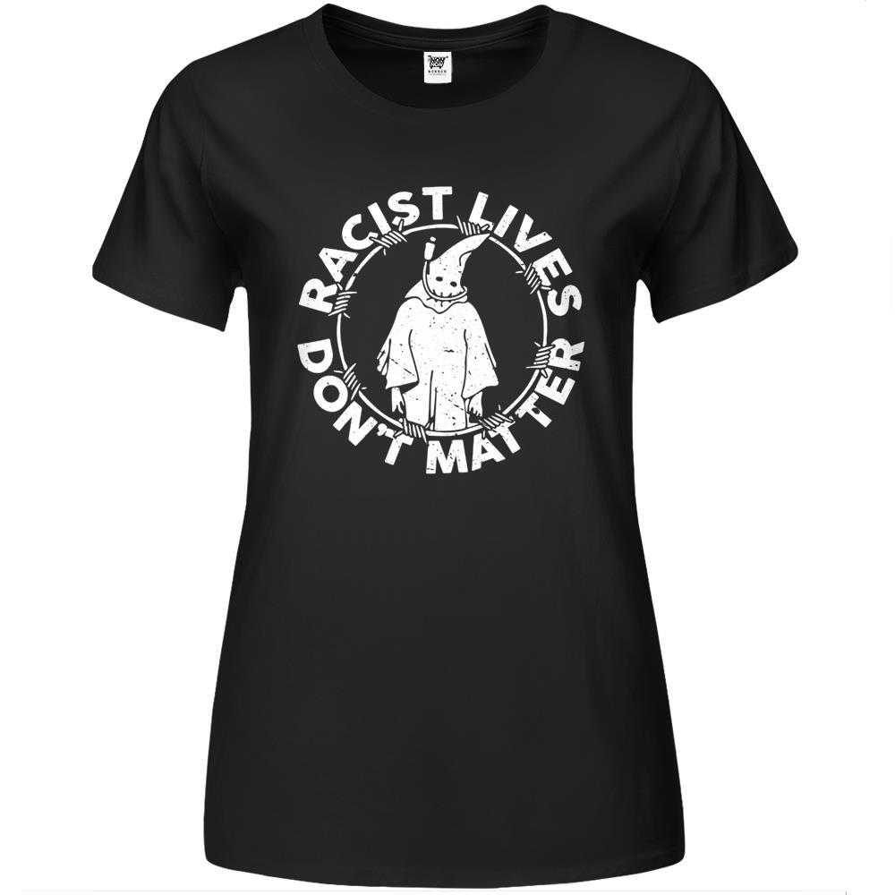 Racist Lives Don’T Matter Retro Vintage Premium Womens T Shirts