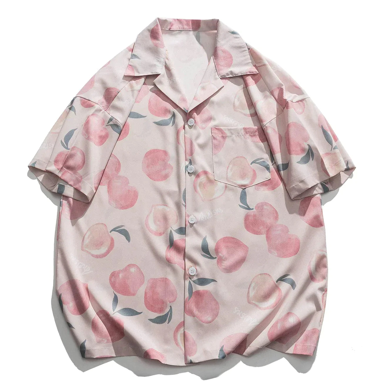 Talishko™ – Heart Shaped Peach Short Sleeve Shirt