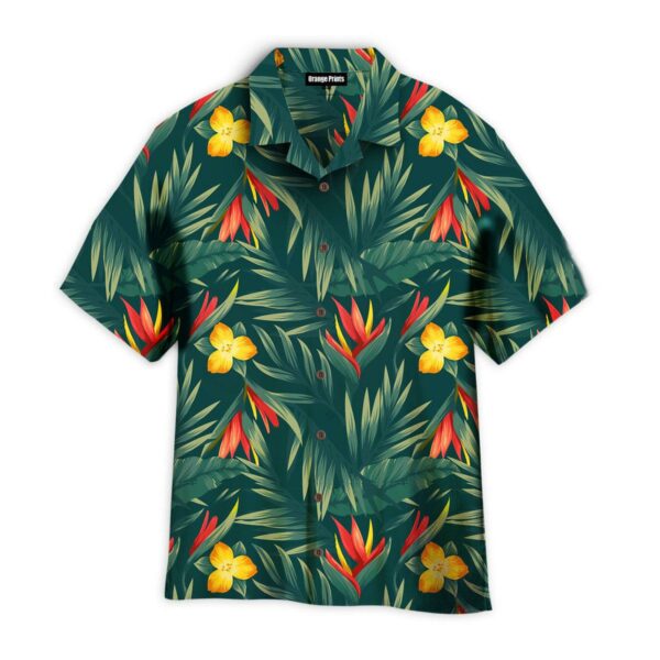 Tropical Leaves And Flowers Pattern Hawaii Shirt For Men Women Ha75746