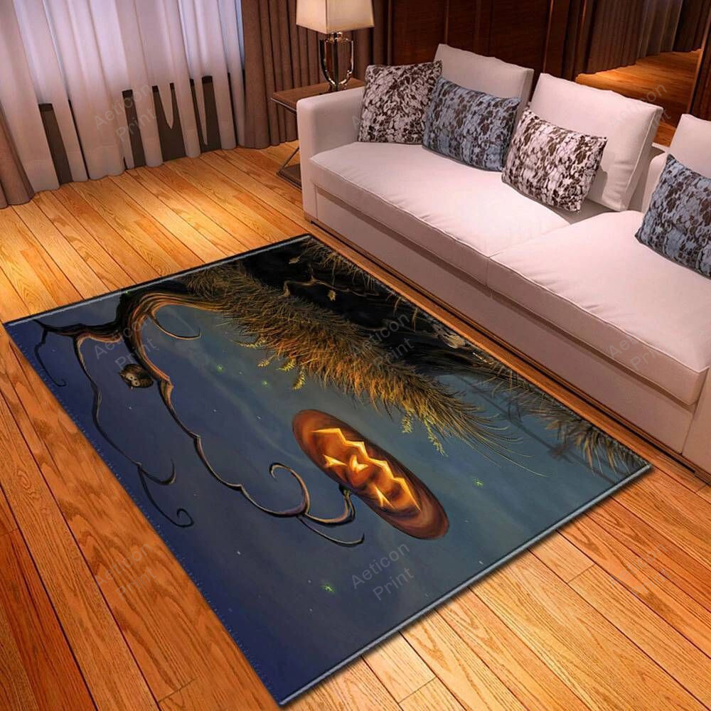 Halloween Funny Halloween Decorative Area Rug Carpet Vintage Home Decor Gift Idea Carpet 2