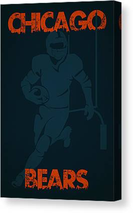 53 Chicago Bears Joe Hamilton Canvas Print