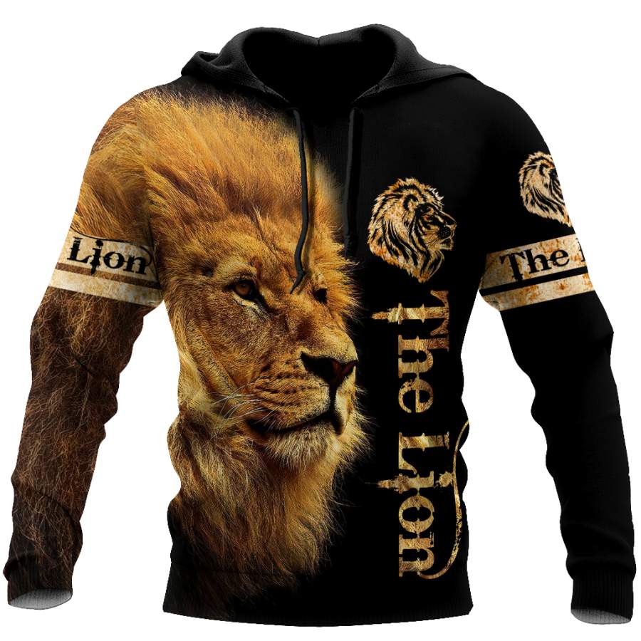 The Best Lion Over Printed Hoodie TP