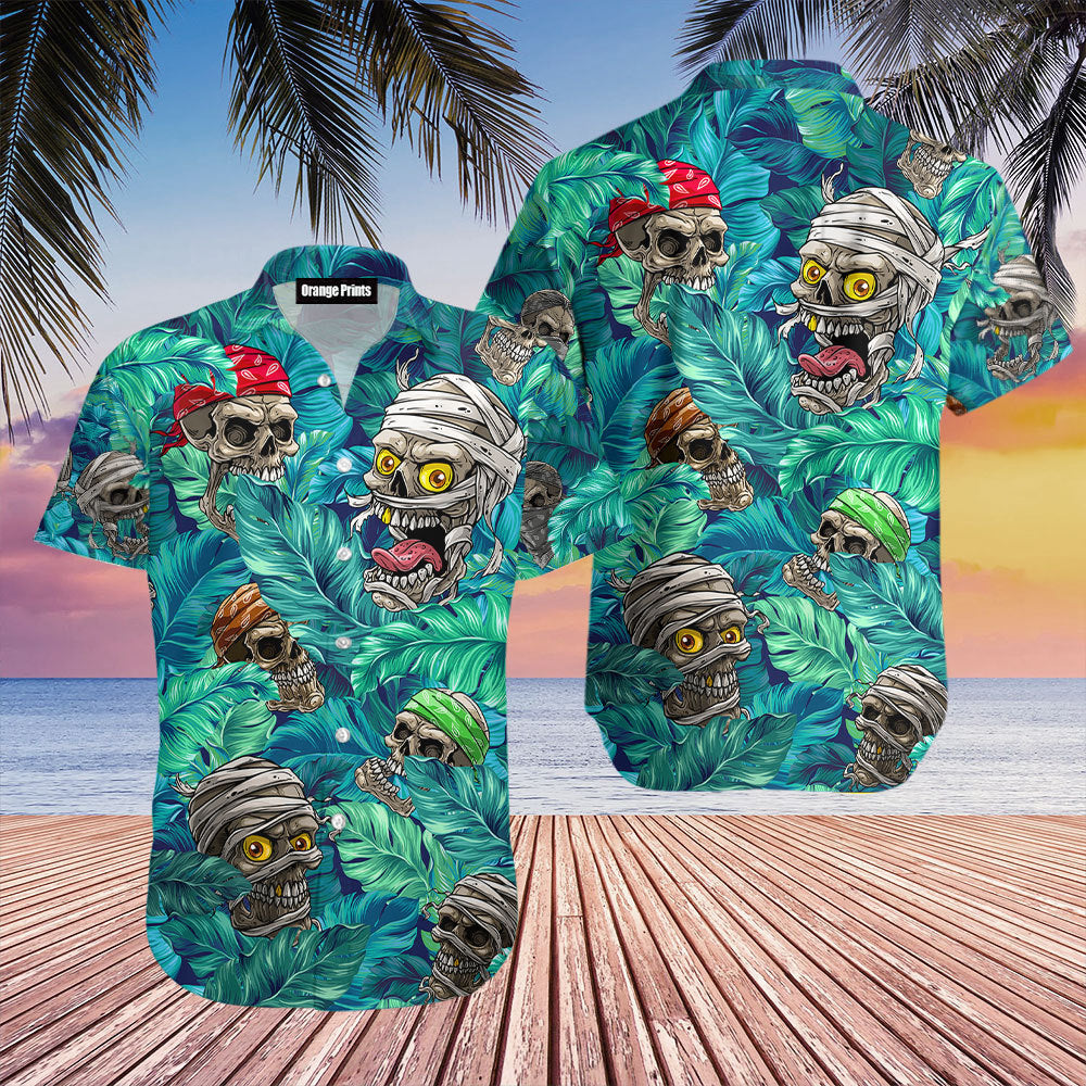 Skull Hawaii Shirt For Men Women Ha72670