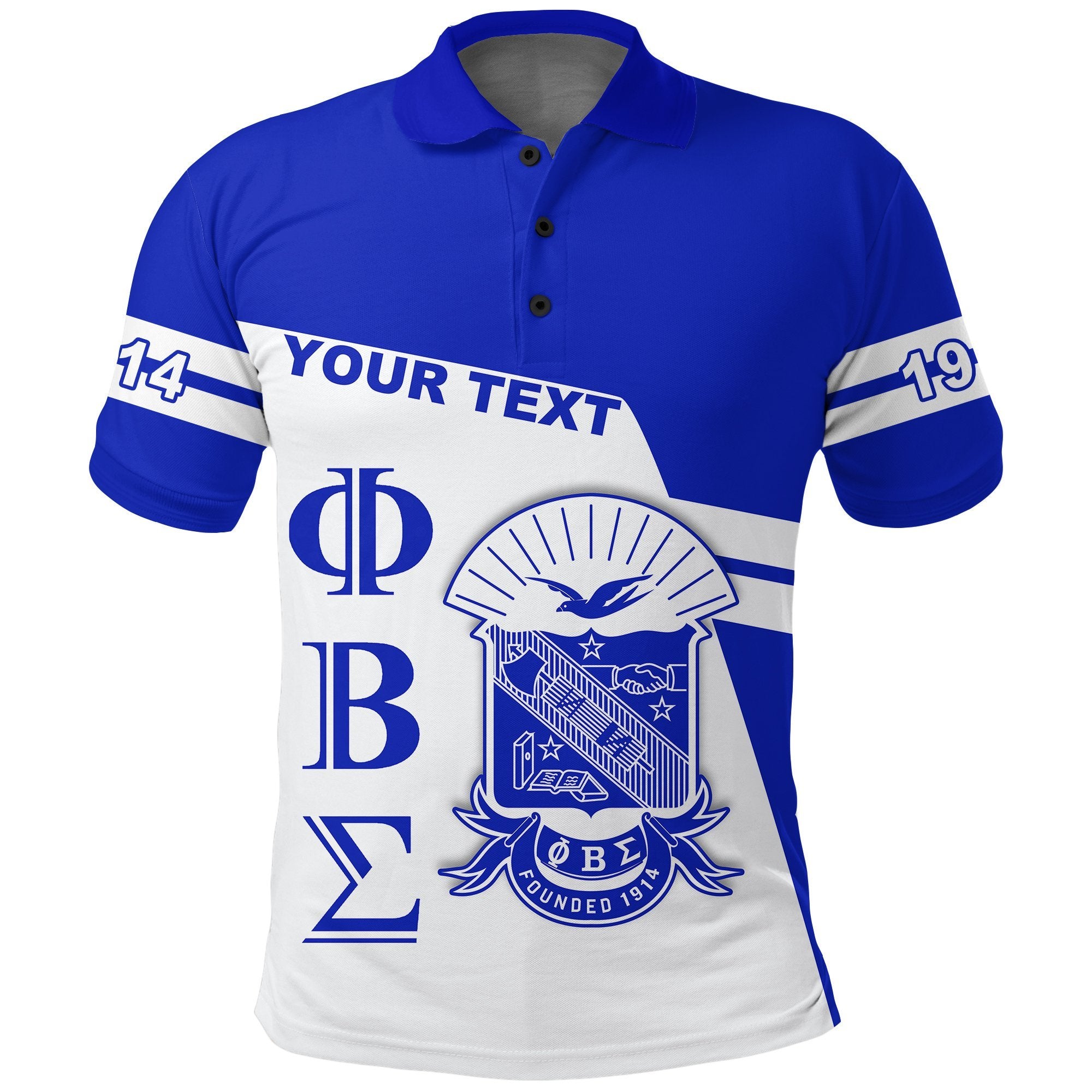 (Custom Personalised) Newest Phi Beta Sigma Polo Shirt Lt13