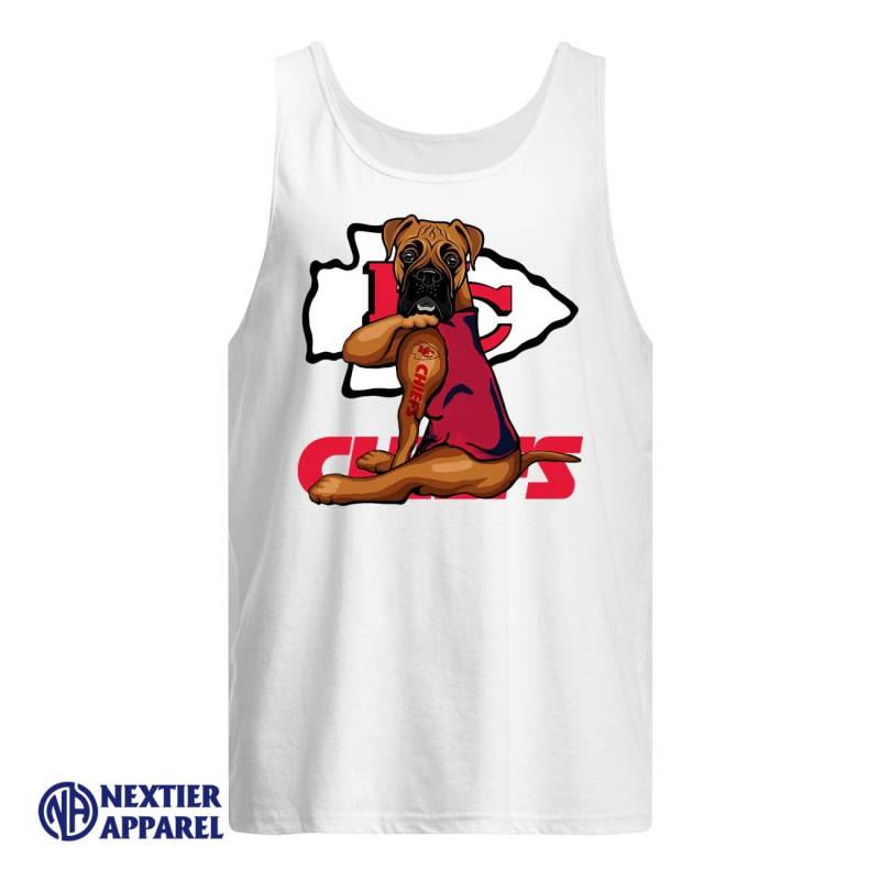 Boxer Tattoo Kansas City Chiefs Shirt Men’s Tank Top