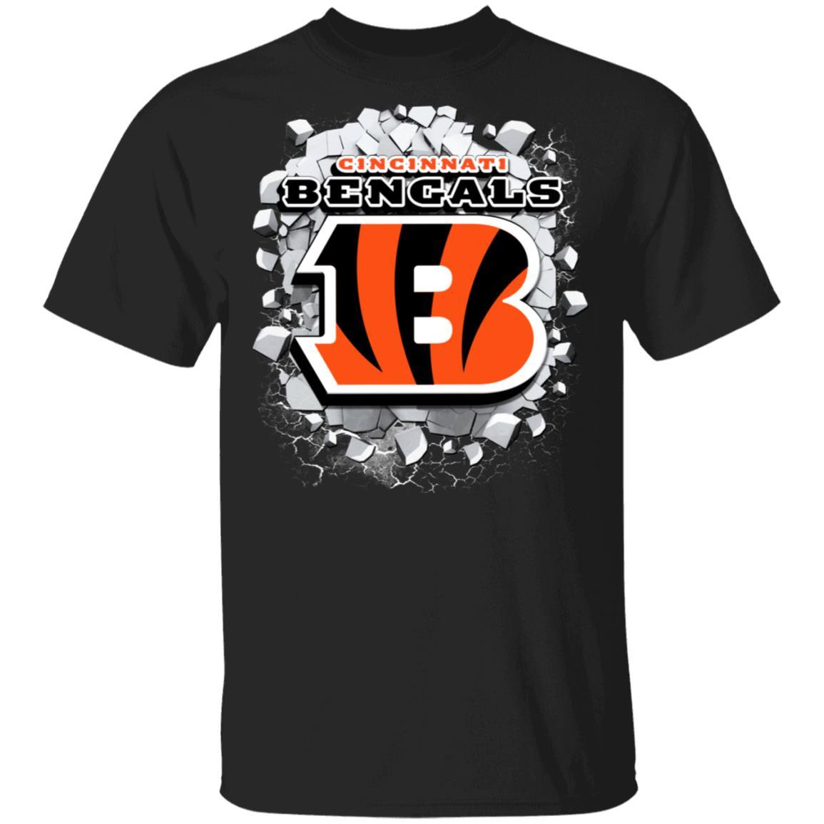 Amazing Earthquake Art Cincinnati Bengals T Shirt