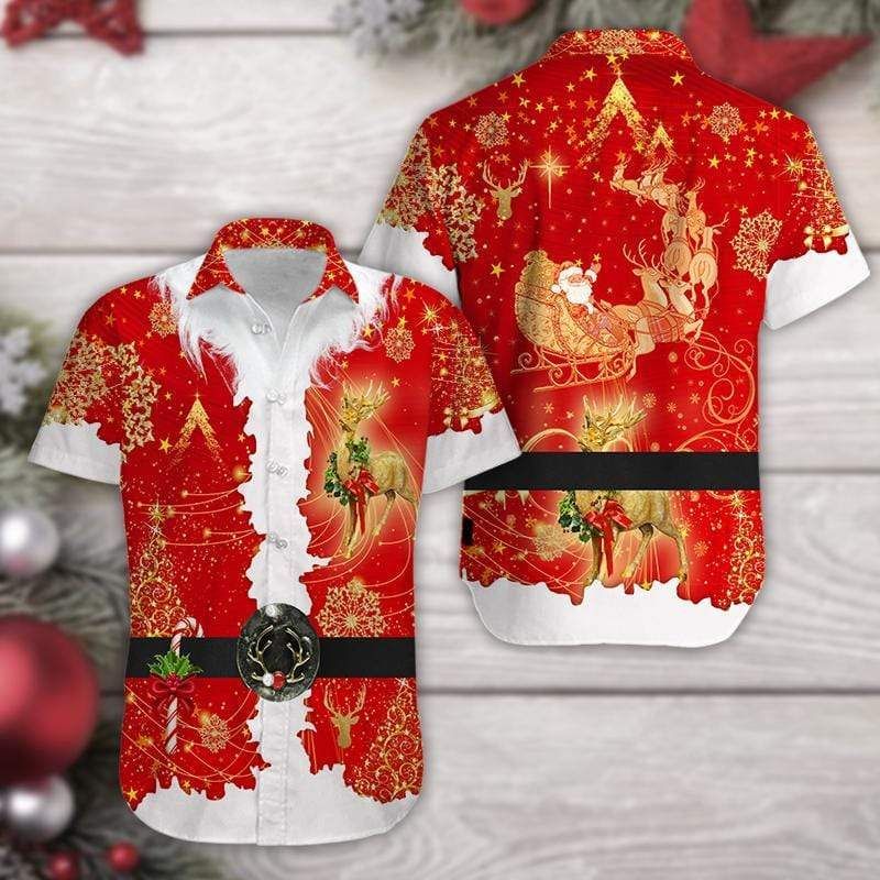 Get Here Hawaii Aloha Shirts Special Santa Claus Costume Christmas Ha34939